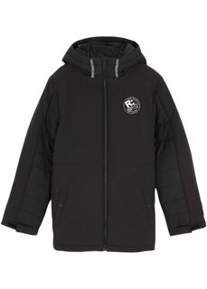 Переходная куртка для мальчика с капюшоном Bpc Bonprix Collection, черный