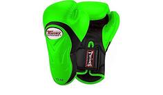 Боксерские перчатки Twins Special BGVL6, черный / зеленый