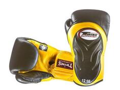 Боксерские перчатки Twins Special BGVL6, желтый / черный