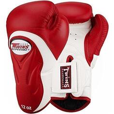Боксерские перчатки Twins Special BGVL6, белый / красный