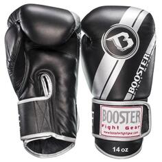 Боксерские перчатки Booster BGLV3, черный / серебряный