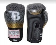 Боксерские перчатки Booster BGLV3 Snake, золотой