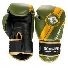 Боксерские перчатки Booster BGLV3, зеленый / черный / золотой