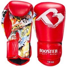 Боксерские перчатки Booster Comic, красный