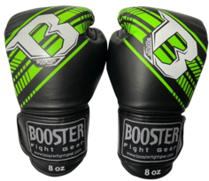 Боксерские перчатки Booster BGLV4, черный / зеленый
