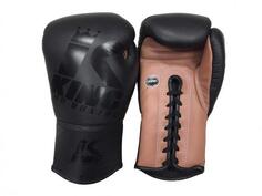 Боксерские перчатки кожаные King Pro 5 со шнурками