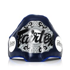 Пояс тренера защитный Fairtex BPV2 кожаный, синий