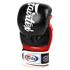 Боксерские перчатки Fairtex MMA FGV18, черный / красный