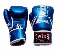 Боксерские перчатки Twins Special FBGVS3-TW6, синий