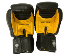 Боксерские перчатки Twins Special BGVLa2 Air Flow, желтый / черный
