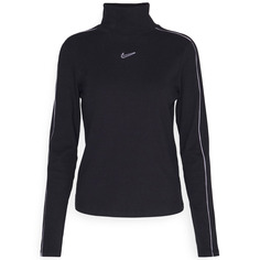 Лонгслив Nike Sportswear Mock, черный/белый