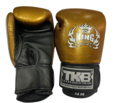 Боксерские перчатки Top King Super Snake TKBGEM-02, черный / золотой