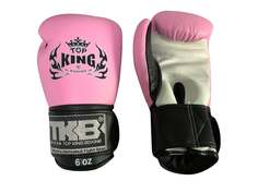 Боксерские перчатки Top King Ultimate, розовый / белый / черный