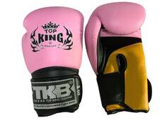 Боксерские перчатки Top King Ultimate Air, розовый / желтый / черный