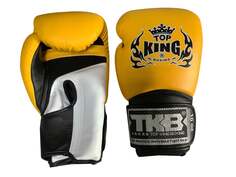 Боксерские перчатки Top King Ultimate Air, желтый / белый / черный