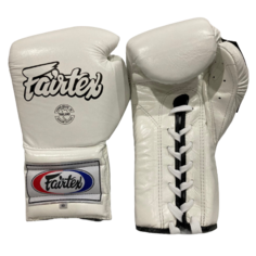 Боксерские перчатки Fairtex Pro BGL7, белый