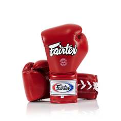 Боксерские перчатки Fairtex Pro BGL7, красный