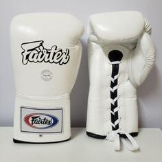 Боксерские перчатки Fairtex Pro Fight BGL6, белый