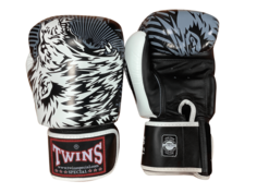 Боксерские перчатки Twins Special FBGVL3-50, белый / черный