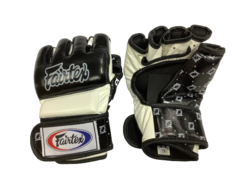 Перчатки Fairtex MMA FGV17 Split Knuckles, черный / белый