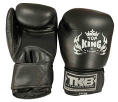 Боксерские перчатки Top King Air Velcor, черный