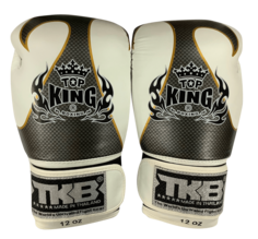 Боксерские перчатки Top King Air TKBGEM01, белый / серебристый