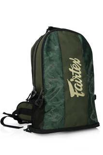 Спортивный рюкзак Fairtex 4 камуфляжный, черный / зеленый