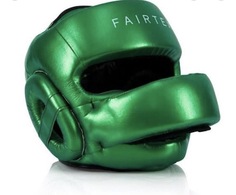 Шлем боксерский Fairtex Pro Sparring Head Guard HG17, зеленый