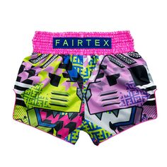Шорты Fairtex X Future LAB для тайского бокса, розовый