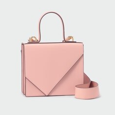 Квадратная сумка с одной ручкой PLST, розовый