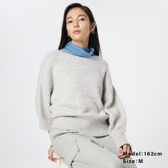 Низкий свитер с воротником-лодочкой PLST, серый