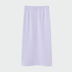 Узкая юбка из смесового трикотажа PLST, фиолетовый