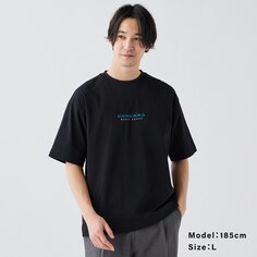 Хлопковая футболка с принтом Tenjiku JAZZ PLST, черный