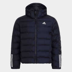 Пуховик Adidas Itavic Three Stripes, темно-синий