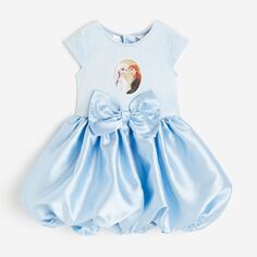 Платье H&amp;M Disney Frozen Bow-detail, светло-голубой H&M