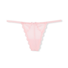 Трусы Victoria&apos;s Secret Very Sexy Mesh And Lace, светло-розовый