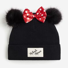 Шапка H&amp;M Disney Minnie Mouse Appliquéd, черный H&M
