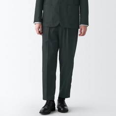 Водоотталкивающие эластичные брюки с одной заправкой MUJI, черный