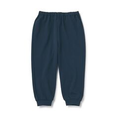 Эластичные спортивные брюки облегающего кроя (для малышей) MUJI, темно-синий