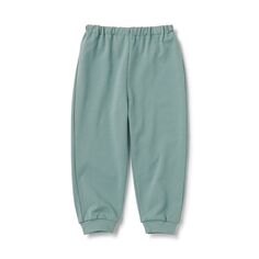 Эластичные спортивные брюки облегающего кроя (для малышей) MUJI, светло-зеленый