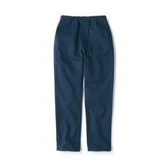 Зауженные брюки с эластичной ластовицей-чиносом (дети) MUJI, темно-синий
