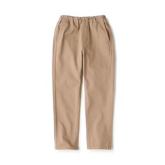 Зауженные брюки с эластичной ластовицей-чиносом (дети) MUJI, бежевый