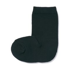 Толстые носки вязки с прямым ворсом (однотонные/детские) MUJI, черный