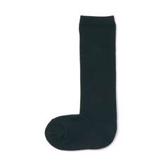 Высокие носки под прямым углом (однотонные/детские) MUJI, черный
