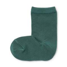 Носки прямоугольные (однотонные/детские) MUJI, зеленый