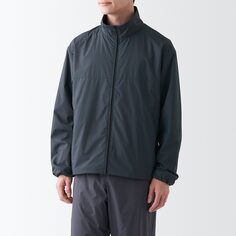 Ветрозащитная водоотталкивающая куртка MUJI, темно-серый