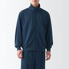 Спортивная куртка с УФ-разрезом MUJI, темно-синий