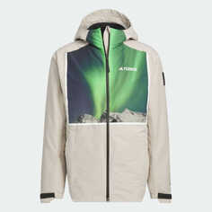 Куртка Adidas National Geographic Rain. RDY, бежевый/черный