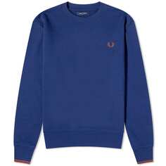 Свитшот Fred Perry Crew Neck, темно-синий