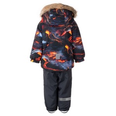 Комплект детский Lenne Robin куртка и штаны, черный / красный